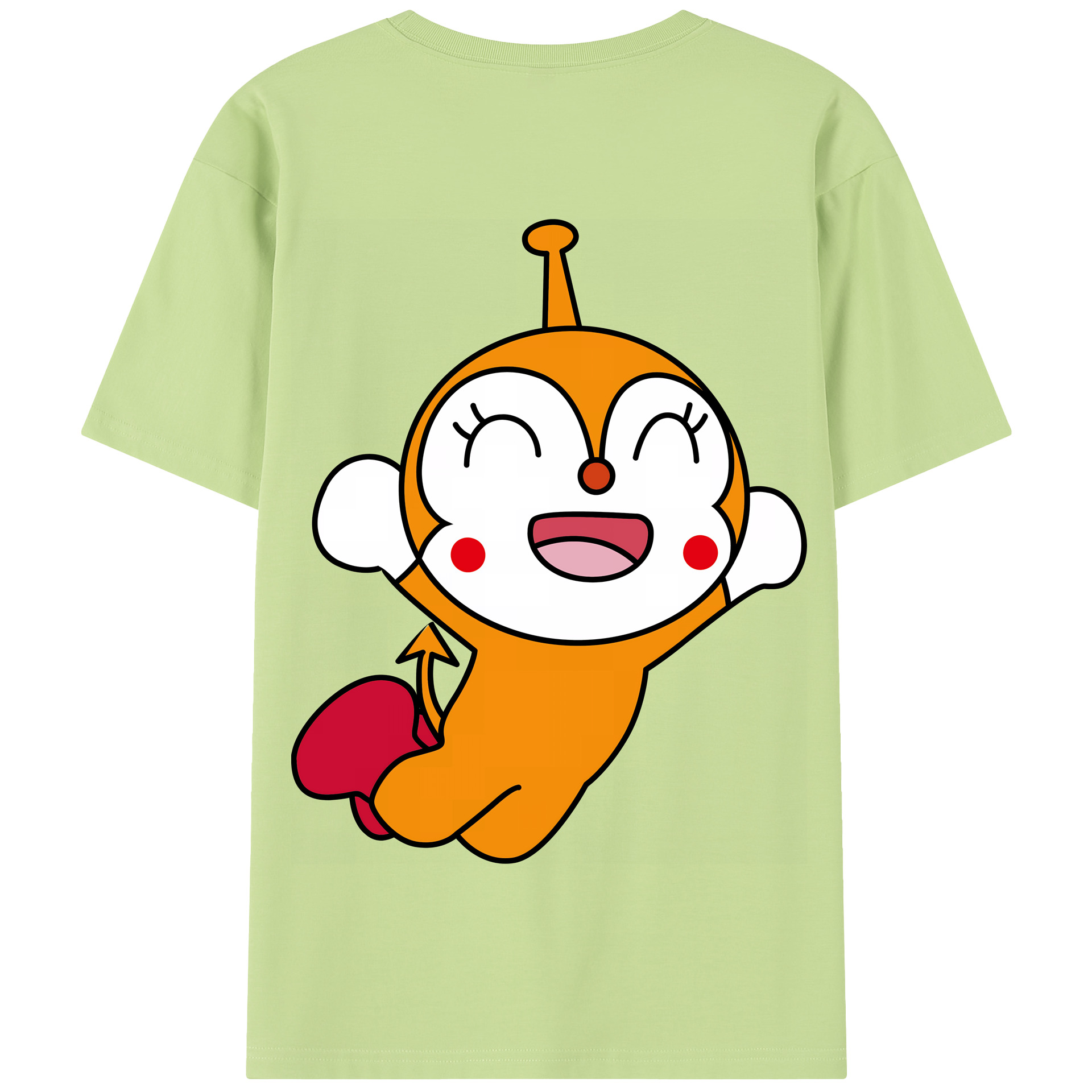 （画像用） アンパンマン Anpanman 綿100％半袖Tシャツ（背面プリント）